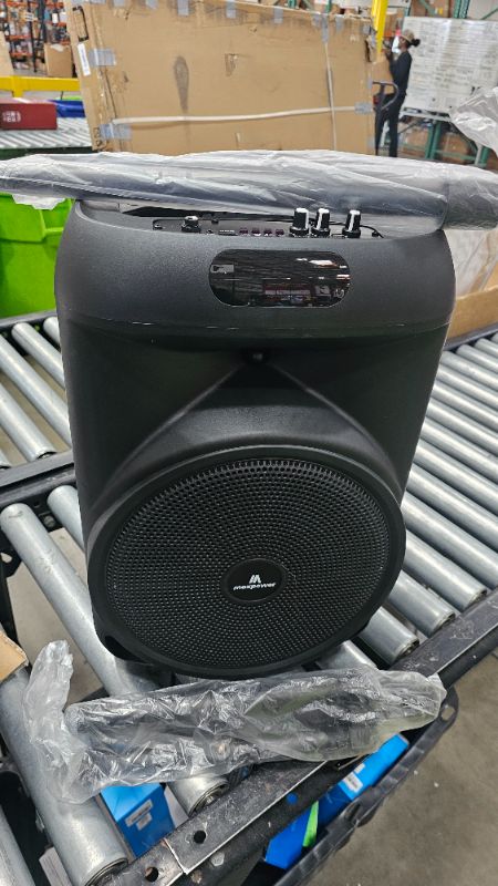 Photo 1 of ***missing power cord***Max Power Rumble 12" Woofer Bluetooth Trolley Speaker with Stand