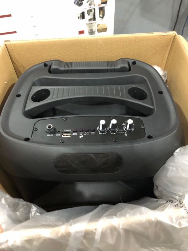 Photo 1 of ***missing power cord***Max Power Rumble 12" Woofer Bluetooth Trolley Speaker with Stand