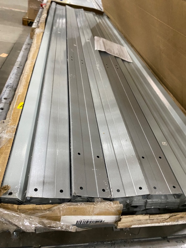 Photo 1 of **BOX 1 OF 2**12X10FT Metal Outdoor Storage Shed - Galvanized Steel Waterproof Garden Shed with Lockable Doors & Vents, All-Weather Utility Tool Shed for Lawn Mower, Bike