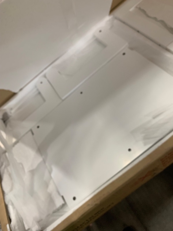 Photo 1 of **************INCOMPLETE ITEM, THIS IS ONLY BOX #4 OUT OF 4 TOTAL**************
Ball & Cast Queen Size Minimalist Murphy Bed with Desk and Storage Shelves,Hidden Folding Wall Bed Frame W/Hydraulic Design and 2 Built-in Cabinets,Space Saving,for Bedroom,Gu