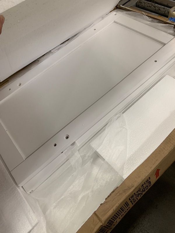 Photo 1 of **************INCOMPLETE ITEM, THIS IS ONLY BOX #4 OUT OF 4 TOTAL**************
Ball & Cast Queen Size Minimalist Murphy Bed with Desk and Storage Shelves,Hidden Folding Wall Bed Frame W/Hydraulic Design and 2 Built-in Cabinets,Space Saving,for Bedroom,Gu