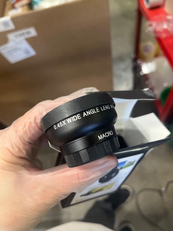 Photo 1 of 0.45X Ultra-Wide-Angle + Macro Lens Set with Optical Zoom Function Universal Universal Clip for Smartphones HD Wide-Angle Lens SLR External Camera Portable