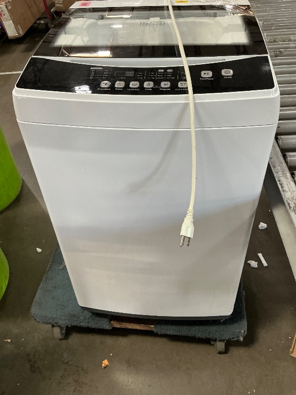 Photo 1 of ***************Dented *****
BLACK+DECKER Small Portable Washer, Washing Machine for Household Use, Portable Washer 2.0 Cu. Ft. with 6 Cycles, Transparent Lid & LED Display