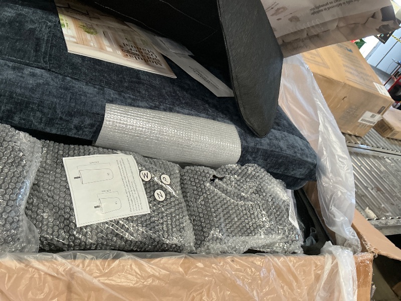 Photo 1 of ****Not complete set*****

Vesgantti 108" U Shaped Sectional Couch, Deep Seat Cloud Modular Sectional Sofa with 2 Ottoman, Modern Chenille Cloud Sofa Height Adjustable for Living Room, Bedroom and Apartment, Blue