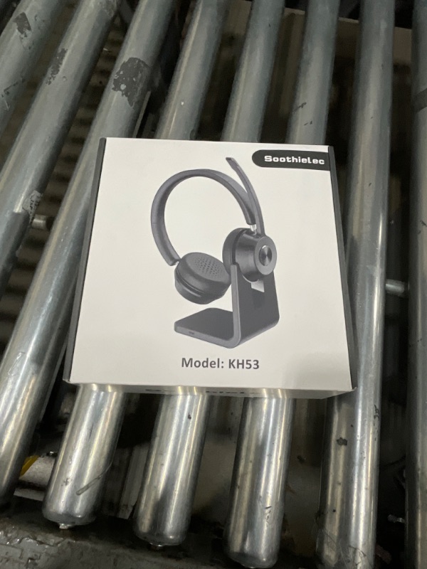 Photo 1 of (Upgraded Version) Wireless Headset, Bluetooth Headset with Noise Cancelling Microphone, Best Headphones with Mic Mute & USB Dongle for PC/Computer/Laptop/Cell Phones/Remote Work/Call Center