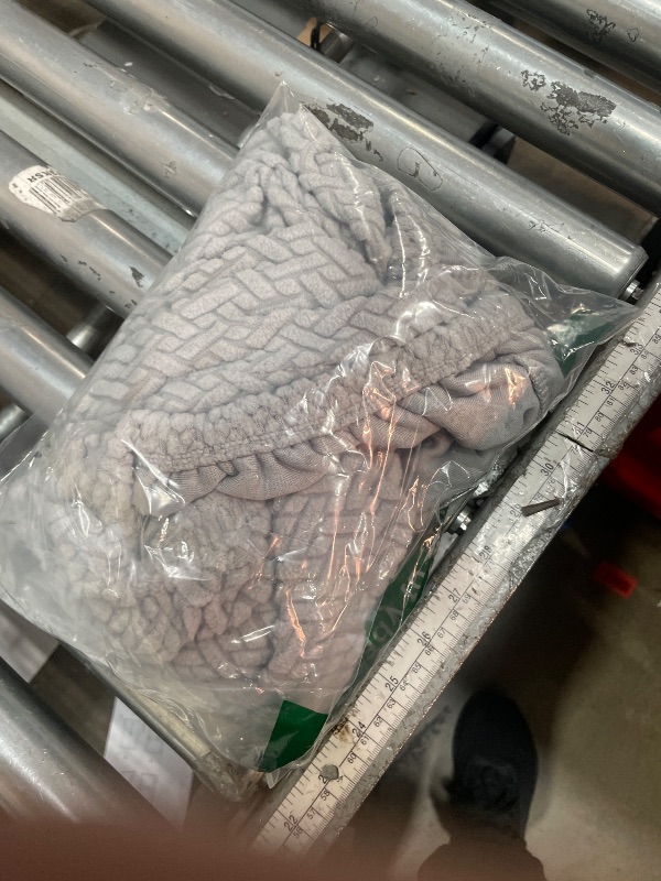 Photo 1 of 1 pcs Elastic Dining Chair Cover-Household Essentials - Stretch Fabric Furniture Protector, Washable Anti-Slip Chair Slipcover for Dining Room, Household Essentials for Home/Party/Events (Medium Gray)