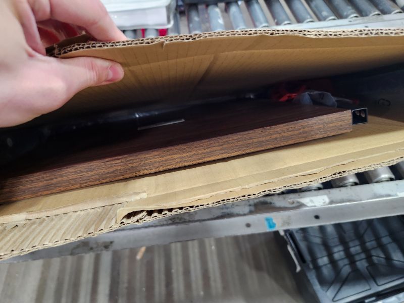 Photo 1 of (3 pack) Mainstays C-Shape Metal End Table, Canyon Walnut Finish