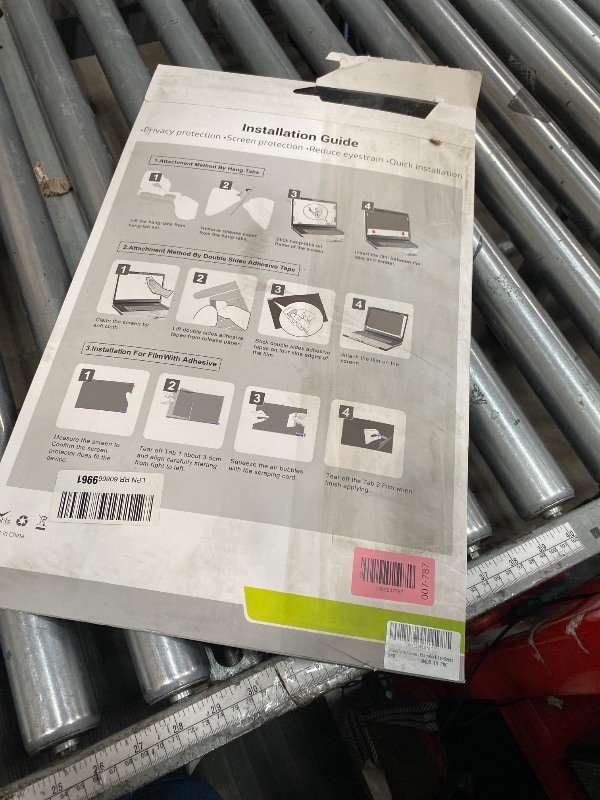 Photo 1 of [2 Pack] 24 Inch Computer Privacy Screen for 16:9 Aspect Ratio Widescreen Monitor, Eye Protection Anti Glare Blue Light Computer Monitor Privacy Filter, Removable Anti-Scratch 24in Protector Film