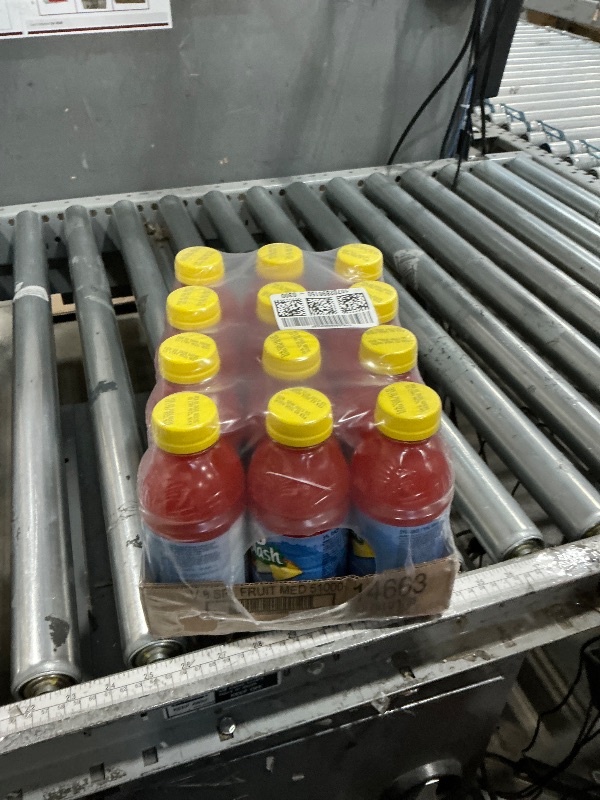 Photo 1 of *2/3/2026* V8 Splash Fruit Medley Flavored Juice Beverage, 16 FL OZ Bottle (Pack of 12)