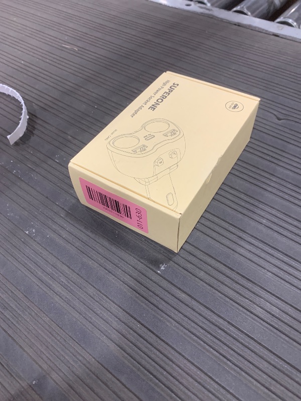 Photo 1 of [2025 Upgraded] Cigarette Lighter Splitter, SUPERONE 180W 2-Socket Cigarette Lighter Adapter with Dual QC3.0 and 20W PD USB C Car Charger Splitter for GPS/Dash Cam/Laptop/iPad/iPhone 17/16/15/14/13/12
