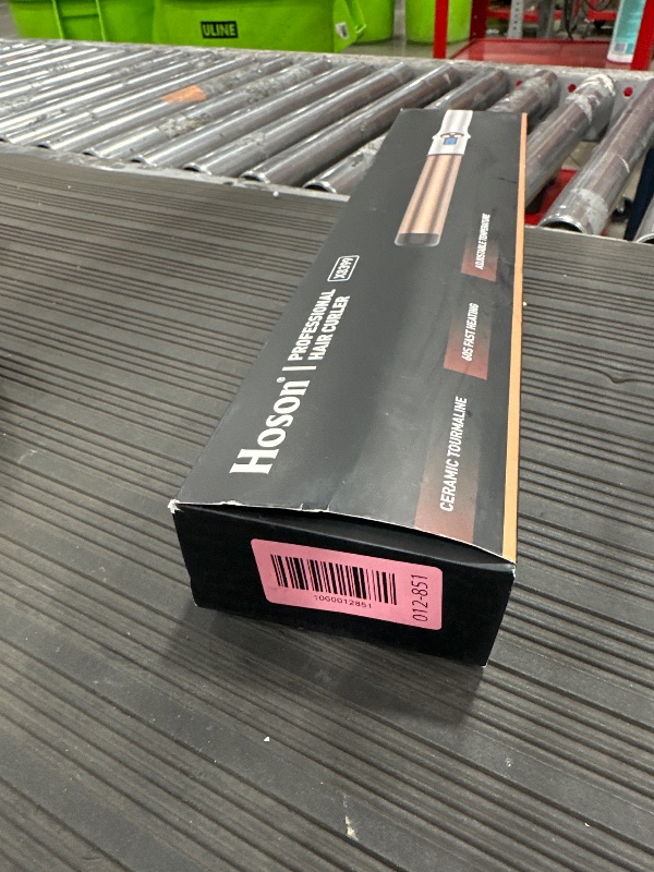 Photo 1 of 1 1/4 Inch Extra Long Barrel Curling Wand, Ceramic Tourmaline Curling Wand Professional Dual Voltage with Adjustable Temperature