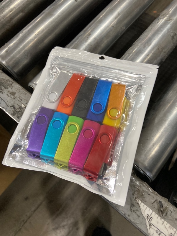 Photo 1 of 10 Pack 16GB USB Flash Drives, Bulk USB 2.0 Thumb Drives with Swivel Cap