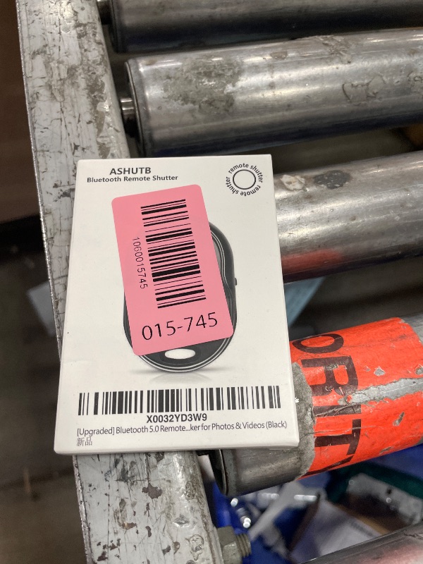 Photo 1 of [Upgraded] Bluetooth 5.0 Remote Shutter for iPhone & Android Camera Wireless Remote Control Selfie Button for iPad iPod Tablet, HD Selfie Clicker for Photos & Videos (Black)