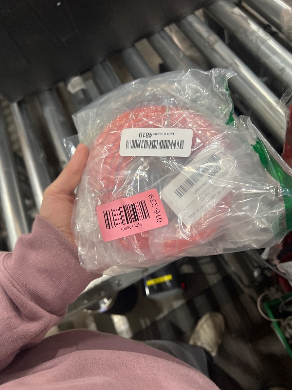 View 2 of 10 Gauge Wire (25FT Each, Red/Black), Low Voltage for Automotive Wiring, Battery Cable, 10AWG, Car Audio, Car Amplifier Power or Ground Cable, Translucent Jacket, CCA, with 10 Heat Shrink Tubing