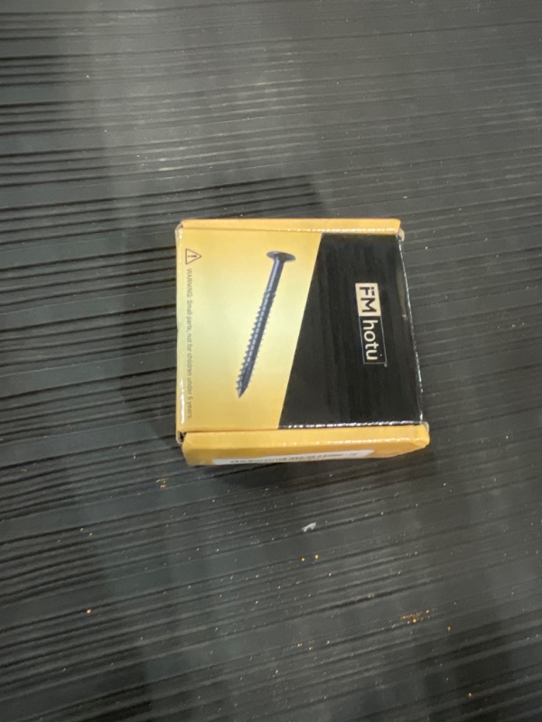 Photo 1 of #8 x 2” Deck Screws, 100Pcs Star Drive Wood Screws, Rust Resistant Timber Screws for Timber/Log/Landscaping Wood, T20 Star Bit Included, Black