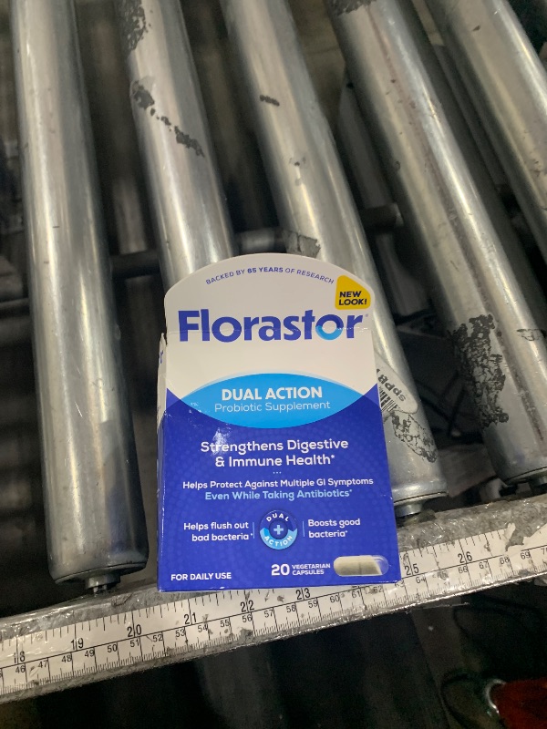 Photo 1 of *3/2028* Florastor Probiotics for Digestive & Immune Health, 20 Capsules, Probiotics for Women & Men, Dual action helps flush out bad bacteria & boosts the good with our unique strain Saccharomyces boulardii