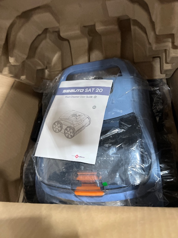 Photo 1 of (2025 New) Robotic Pool Vacuum, Robotic Pool Cleaner for Inground Pools, Pool Robot with Smart Navigation, Floor/Wall/Waterline Cleaning, 180 Mins Runtime for Pool Up to 2100 Sq.ft