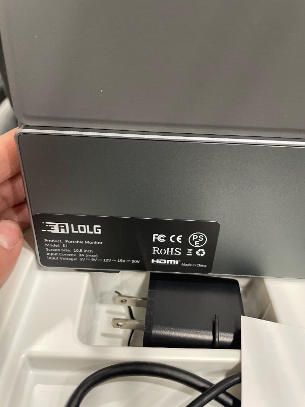 Photo 1 of 10.5''Portable Monitor for latop ,2K FHD 60HZ Laptop Monitor Screen,USB-C and HDMI Inputs, Ultra-Slim IPS Panel with HDR and Premium Smart Cover & Speakers for Laptop,PC,Phone,PS4/5,Switch,Mac,Xbox