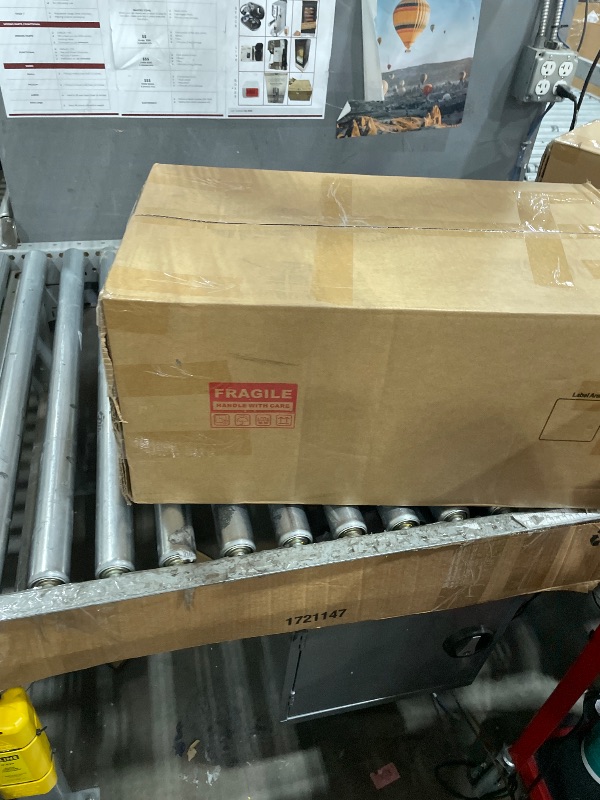 Photo 1 of ** SEE NOTES ** SUNWAVE Fluted Nightstand Set of 2, Modern Night Stands with 2 Drawers, Bedside Table for Twin/Full/Queen Bed, End Table with Robot-Friendly Metal Legs for Bedroom, Living Room