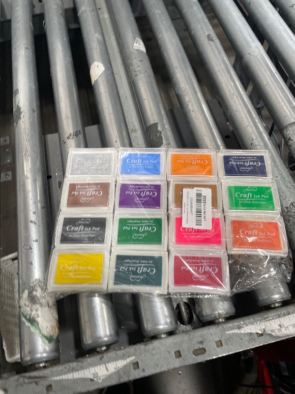 Photo 1 of *MISSING 1* NIUBIER 15 Colors Craft Ink Pads, Washable Finger Stamp Pad for Kids Finger Painting, DIY Crafting, Paper, Wood Fabric, Rubber Stamps, Scrapbook Supplies