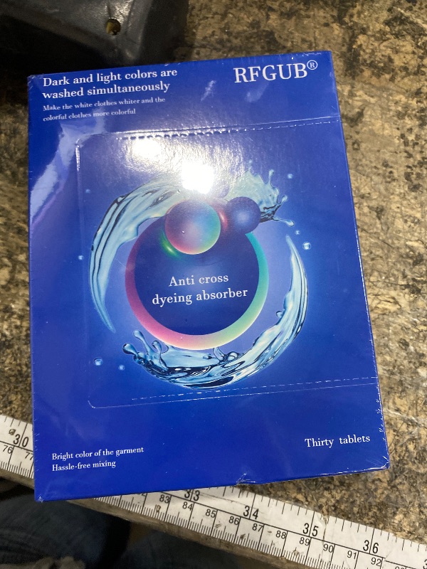 Photo 1 of  Color Dye Trapping for Laundry 30 Count, Fragrance Free Dye Catcher Laundry Sheets, Prevent Clothes from Smearing, Color trapping Sheets for Home Apartment or School