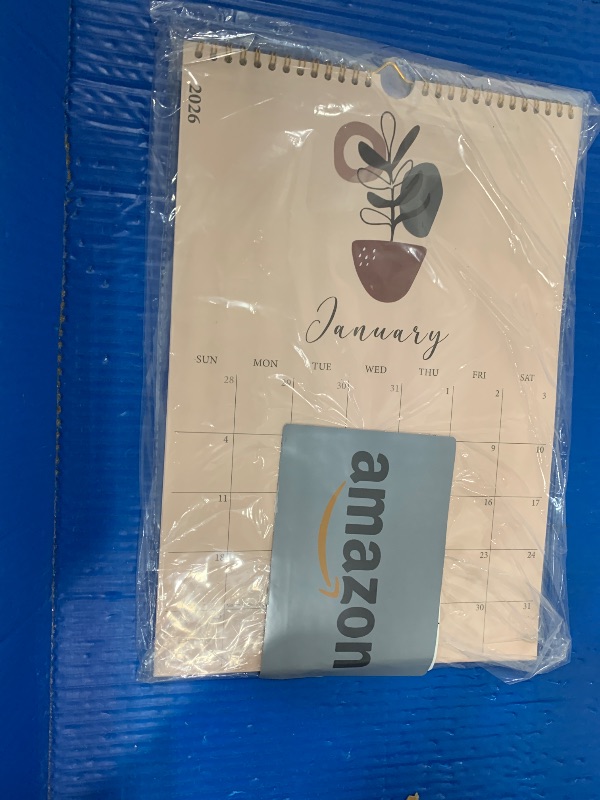 Photo 1 of 2026 Wall Calendar, Boho 18 Months Calendar from January 2026 - June 2027, Aesthetic Large Hanging Calendar with Thick Paper, Perfect for Office and Home Monthly Organizing & Planning, 10"×14.5"