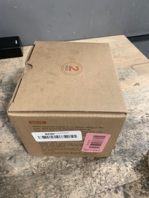 Photo 1 of 2 Pack - Solar Christmas Lights Outdoor Waterproof,6 Color Changing Spotlights &10 Modes, IP67 Waterproof,105° Adjustable Solar Spot Lights for Pathway/Garden/Yard/Patio/Landscape/Backyard Xmas Decor