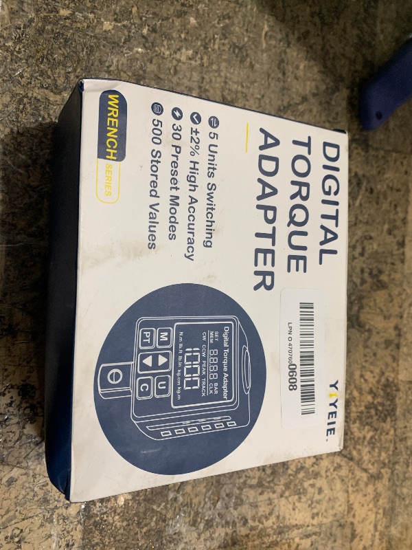 Photo 1 of 1/2" Digital Torque Adapter, (±1% Accuracy, 7.4-150Ft-lb) Digital Torque Wrench Adapter for Auto, with Upgrade Color Display, Versatile Meter - Smart Alert | Peak/Track | Preset | Store/Delete(203N.m)