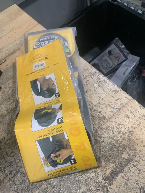 Photo 1 of -N-Go Organique Pony Pro Secret Pocket Ponytail - Loose Wave 26" (Color:1B OFF BLACK)