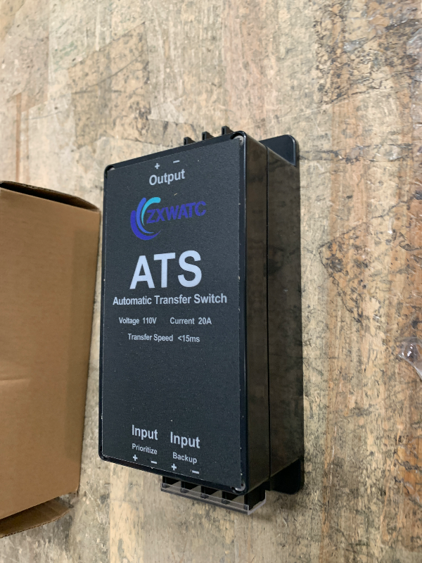 Photo 1 of 110V 20A Dual Power Automatic Transfer Switch with IoT Remote Control, 0.015S High Speed ATS, Two-Way Auto Switch, Safe AC Line Disconnect for Main & Backup Power