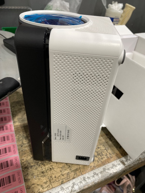 Photo 1 of [700 ANS & Electric Focus] Short Throw Smart Projector with Wifi and Bluetooth, Mini Projector 1080P 4K Support, Auto Correction Video Proyector for Home Theater Outdoor Use