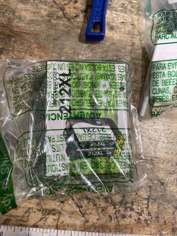 Photo 1 of 212XL Remanufactured Black Ink Cartridge Replacement for Epson 212 212XL T212XL Compatible Workforce WF-2830 WF-2850 Expression Home XP-4100 XP-4105 Printer 2 Pack