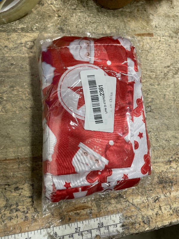 Photo 1 of 24 PCS Christmas Advent Calendar Bags, Hanging Drawstring Bags with Numbers 1-24 Hanging Countdown Calendar Bags for Christmas DIY Ornament, Reusable Fabric Gift Bags Red & White