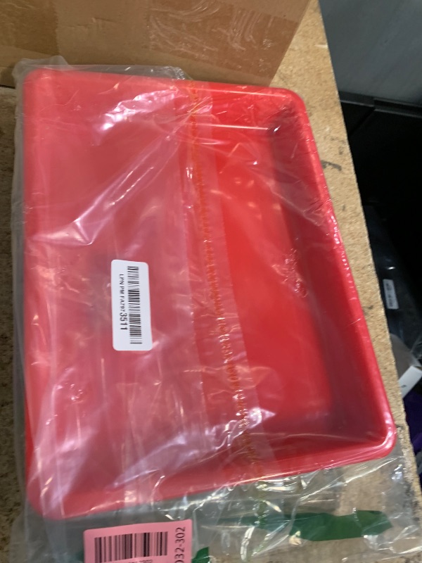 Photo 1 of 10 Pack Activity Plastic Crafts Art Tray,Medium Size,Multicolor Kids Organizer Tray Serving for DIY Projects,Beads,Painting,Jewelry