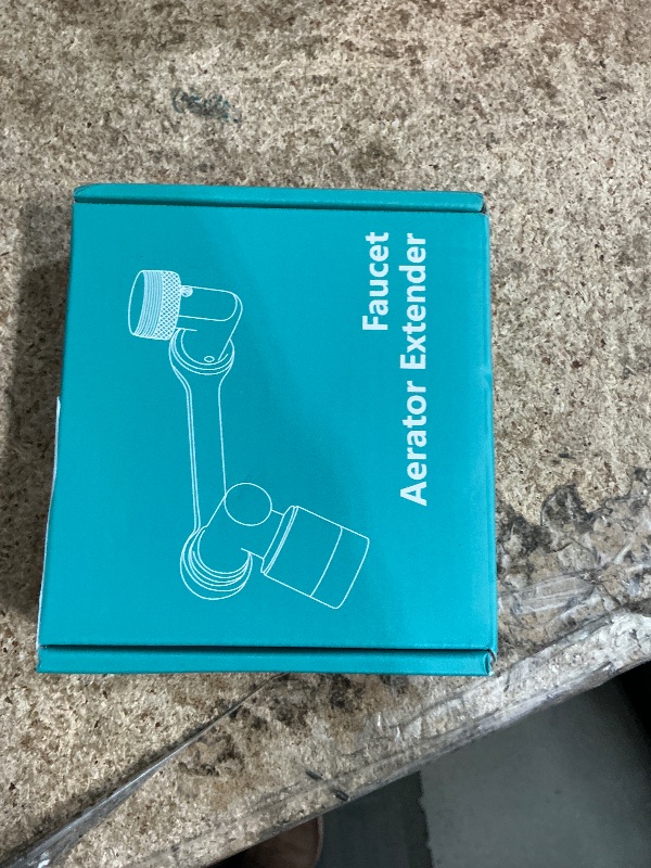 Photo 1 of 1080°Swivel Faucet Extender with Filter, Sink Water Faucet Aerator Extension in Brass, Swivel Robotic Arm Bathroom Faucet Extender, Kitchen Rotating Extension with 2 Mode Splash