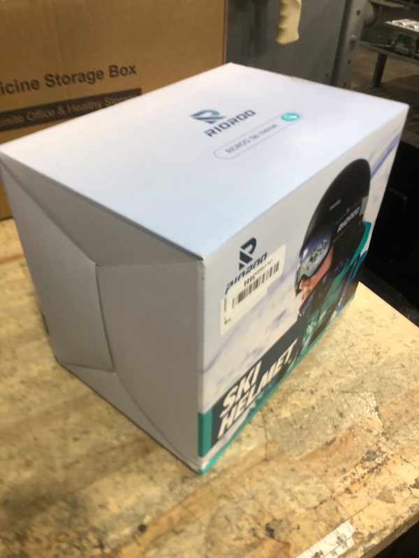 Photo 1 of ***MISSING GOGGLES*** ***SIZE SMALL*** RIOROO Ski Helmet and Goggles Set, Snowboard Helmet Goggles for Men Women & Youth, Shockproof Snow Helmet Anti Fog OTG Snow Goggles for Skiing Snowboarding