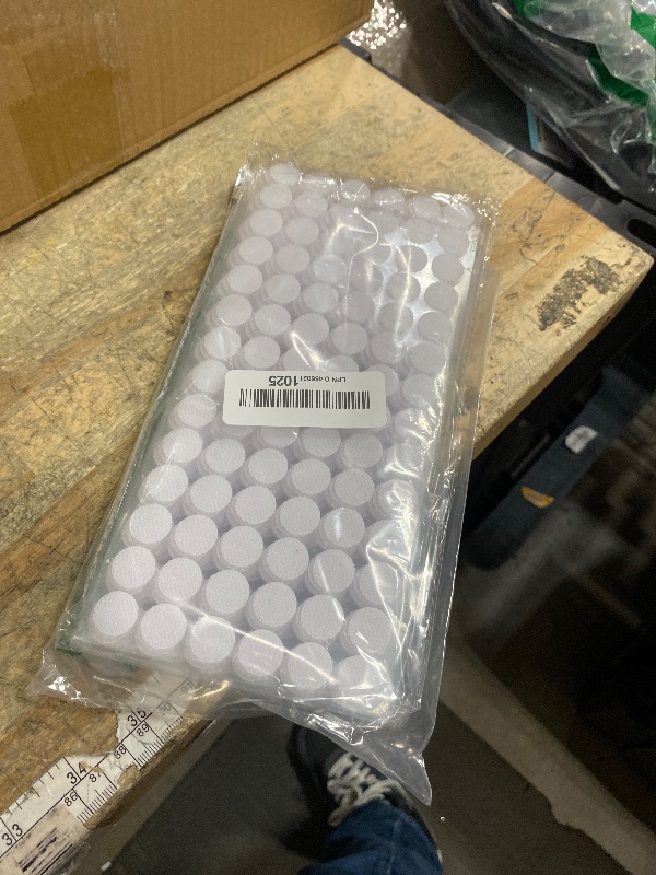 Photo 1 of 1000 Pcs (500 Pairs) 0.59inch Diameter Hook and Loop Fastener Self Adhesive Round Circle Sticky Sticker Dots for Arts and Crafts School Classroom Home and Office Use