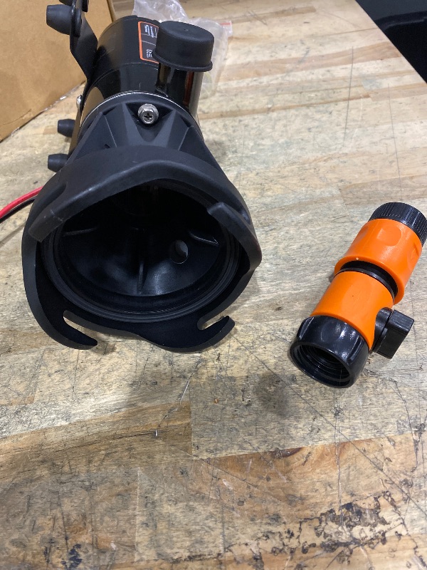 Photo 1 of 12V RV Portable Macerator Waste Pump for Sewage, 12GPM Suction 3.2 feet Lift 10 feet, Complete RV Macerator Pump Kit for Right Out of Box