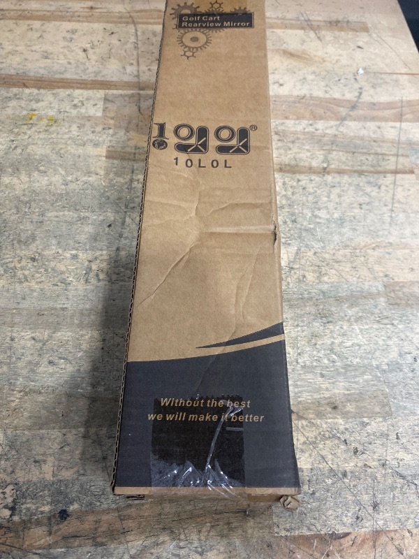 Photo 1 of 10L0L Universal Adjustable Golf Cart Panoramic Rear View Mirror, Rotatable 270 Rotation 16.5"Wide Angle Full Rearview Golf Cart Mirror for EZ Go, Club Car, Yamaha