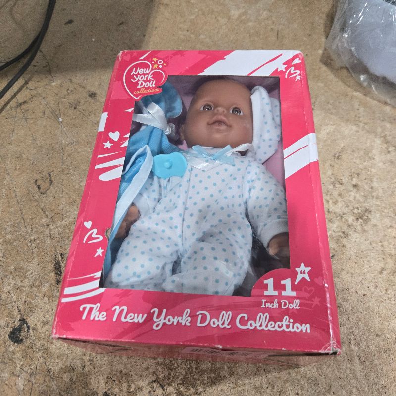 Photo 1 of 11 inch Soft Body Hispanic Newborn Baby Doll in Gift Box - Doll Pacifier Included