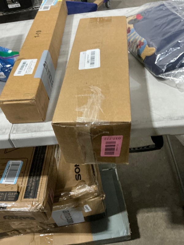 Photo 1 of 1.45FT Unlit Snow Flocked Artificial Holiday Christmas Tree No Lights, Full Hinged Spruce Branch Tips for Home, Office, Party Decoration No Prelit Foldable Base