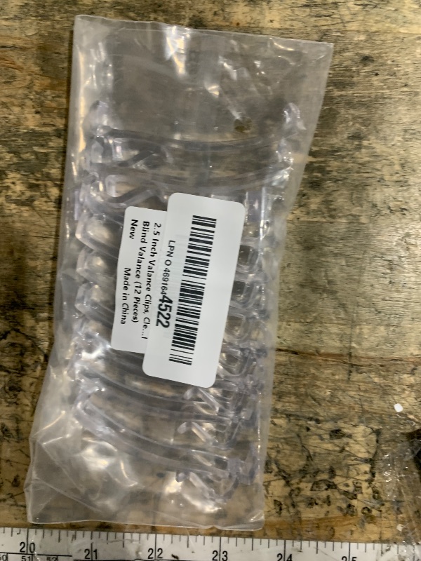 Photo 1 of 2.5 Inch Valance Clips for Horizontal Blind Valance (12 Pieces)