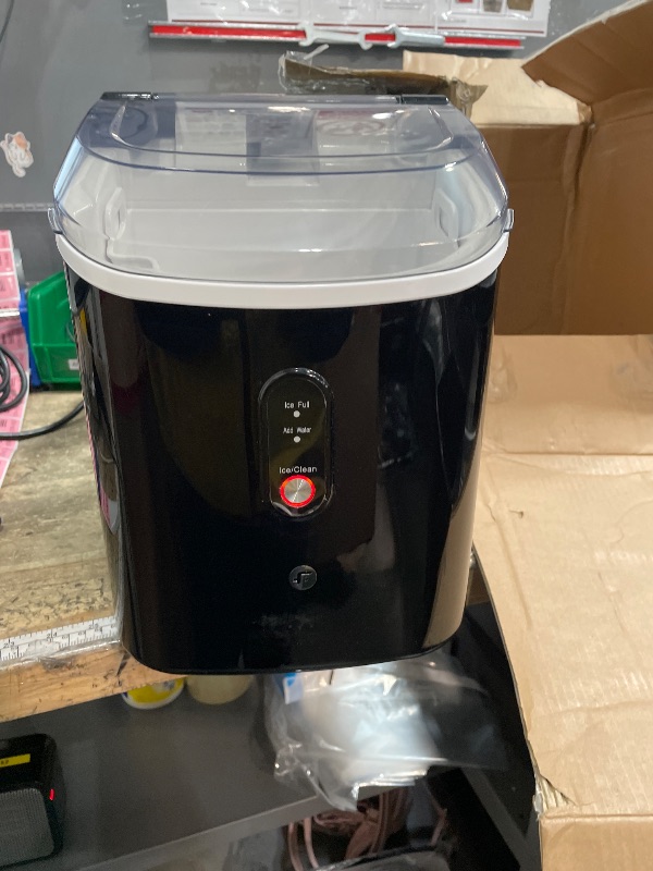 Photo 1 of ** PARTS ONLY ** Nugget Ice Maker Countertop, Portable Crushed Sonic Ice Machine, Self Cleaning Ice Makers with One-Click Operation, Soft Chewable Ice in 7 Mins, 34Lbs/24H with Ice Scoop for Home Bar Camping RV