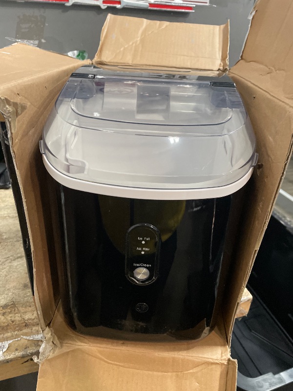 Photo 1 of ** PARTS ONLY ** Nugget Ice Maker Countertop, Portable Crushed Sonic Ice Machine, Self Cleaning Ice Makers with One-Click Operation, Soft Chewable Ice in 7 Mins, 34Lbs/24H with Ice Scoop for Home Bar Camping RV