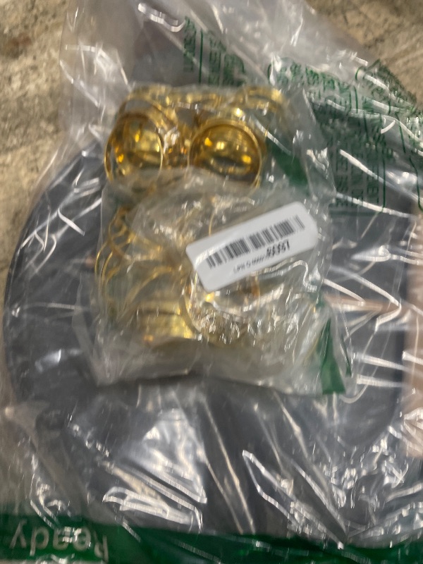 Photo 1 of 100 Pcs Gold Napkin Rings Bulk, Exquisite Round Napkin Ring Buckles, Suitable for Family Dinners, Weddings, Holiday Parties