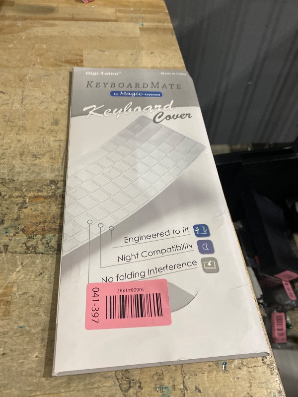 Photo 1 of [Without Function Keys] Keyboard Cover Compatible with 2024 Apple iPad Air 11 inch (M2)/ iPad Air (5th, 4th Gen)/ iPad Pro 11 inch (4th, 3rd Gen) Magic Keyboard - Clear TPU Material