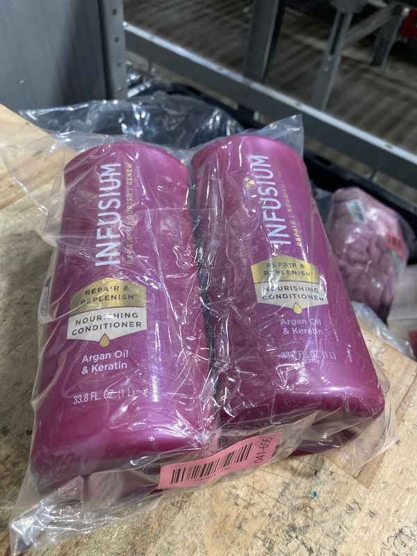 Photo 1 of *BUNDLE OF 2* Infusium Repair and Replenish Nourishing Conditioner - Hair Conditioner with Keratin, Argan Oil, and Ceramides - Suitable for All Hair Types - 33.8 oz