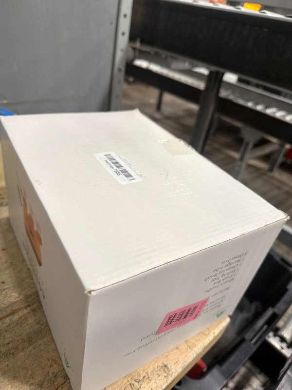 Photo 1 of *** CHECK COMMENTS***     ARTAWEIN Bamboo Storage Box - Multipurpose Decorative Organizer with Removable Tray, 3 Glass Jars, and Combination Lock | Natural & Stylish