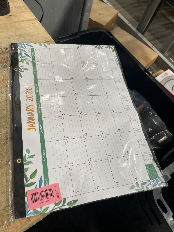 Photo 1 of 2026 Desk Calendar, 12 Months Calendar from January to December, 17" x 12", Desk Calendars 2026 Large Ruled Blocks for Planning