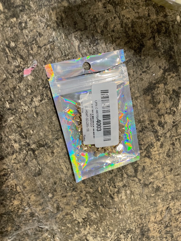 Photo 1 of 100 Pieces Gold Heart Shape Spacer Beads Small Hole Spacer Beads Metal Loose Beads for Making Bracelet Necklace Earring Accessories DIY Handmade Craft